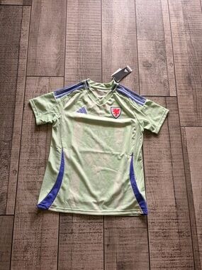 Adidas Wales 2024/25 Away Green Football Jersey!